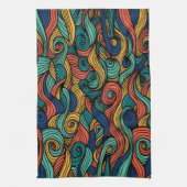 Wool Topped paisley Geschirrtuch (Vertikal)