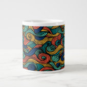 Wool Topped paisley Jumbo-Tasse (Vorderseite)
