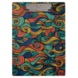 Wool Topped paisley Klemmbrett