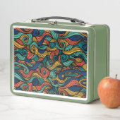 Wool Topped paisley Metall Brotdose (Beispiel)
