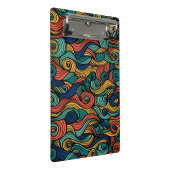 Wool Topped paisley Mini Klemmbrett (Schrägansicht)