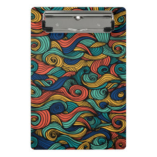 Wool Topped paisley Mini Klemmbrett