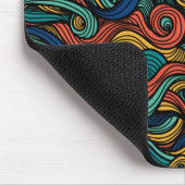 Wool Topped paisley Mousepad (Ecke)