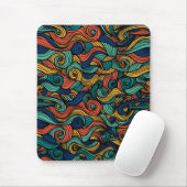 Wool Topped paisley Mousepad (Mit Mouse)