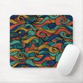 Wool Topped paisley Mousepad (Mit Mouse)
