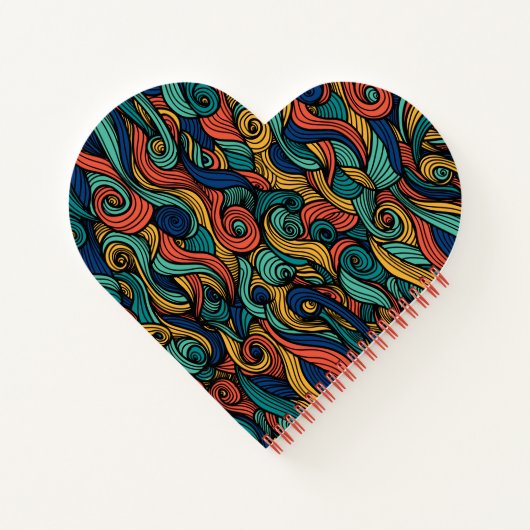 Wool Topped paisley Notizblock (Rückseite)