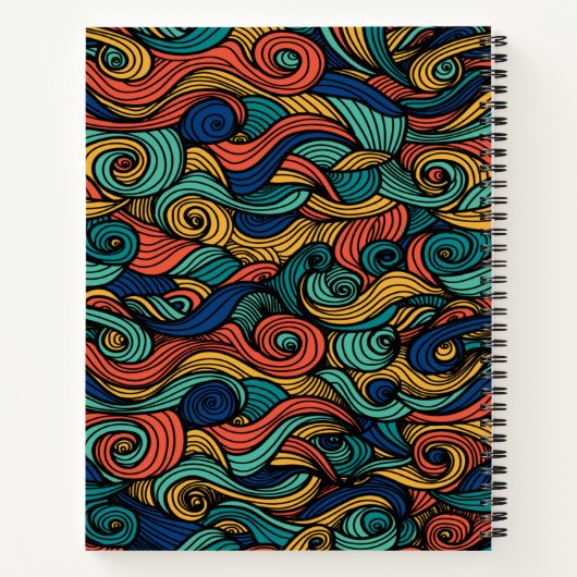 Wool Topped paisley Notizblock (Rückseite)