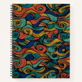 Wool Topped paisley Notizblock (Vorderseite)