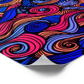 Wool Topped paisley Poster (Ecke)