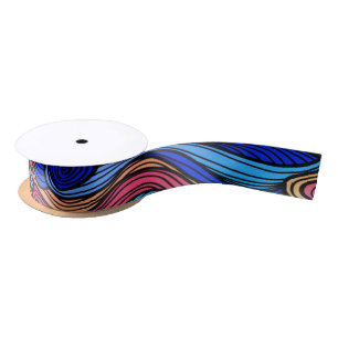 Wool Topped paisley Satinband