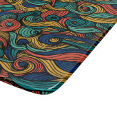 Wool Topped paisley Schneidebrett (Ecke)