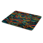 Wool Topped paisley Schneidebrett (Ecke)