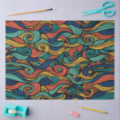 Wool Topped paisley Seidenpapier (Basteln)