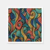 Wool Topped paisley Serviette (Vorderseite)