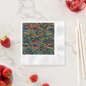 Wool Topped paisley Serviette (Beispiel)