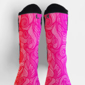 Wool Topped paisley Socken (Oben)