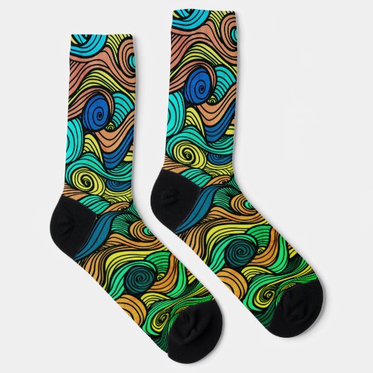 Wool Topped paisley Socken (Rechts)
