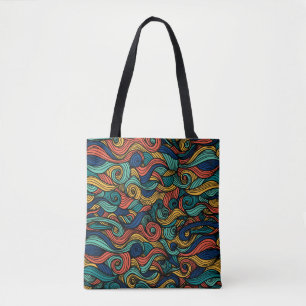 Wool Topped paisley Tasche