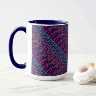 Wool Topped paisley Tasse