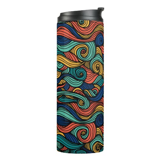 Wool Topped paisley Thermosbecher (Nach links gedreht)