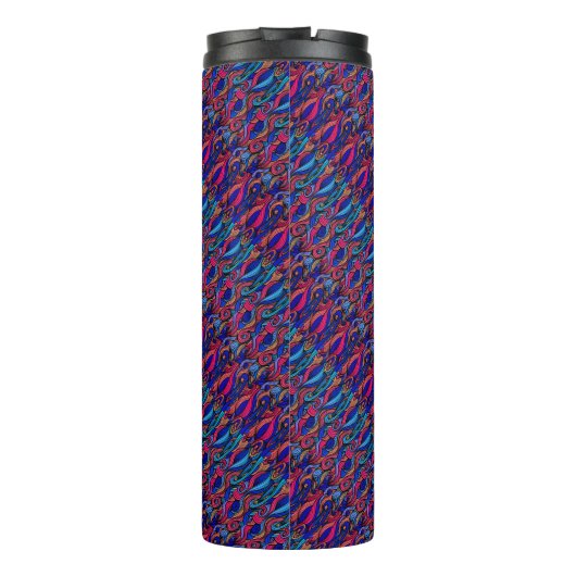 Wool Topped paisley Thermosbecher (Rückseite)