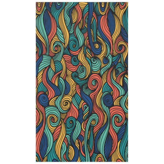 Wool Topped paisley Tischdecke (Vorderseite)