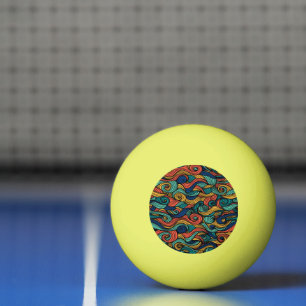 Wool Topped paisley Tischtennisball