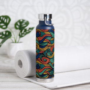 Wool Topped paisley Trinkflasche