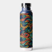 Wool Topped paisley Trinkflasche (Links)