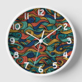 Wool Topped paisley Uhr (Vorderseite)