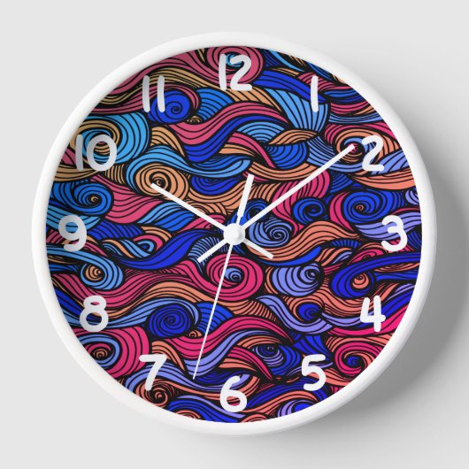 Wool Topped paisley Uhr (Vorderseite)