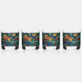 Wool Topped paisley Whiskyglas (Rechts)