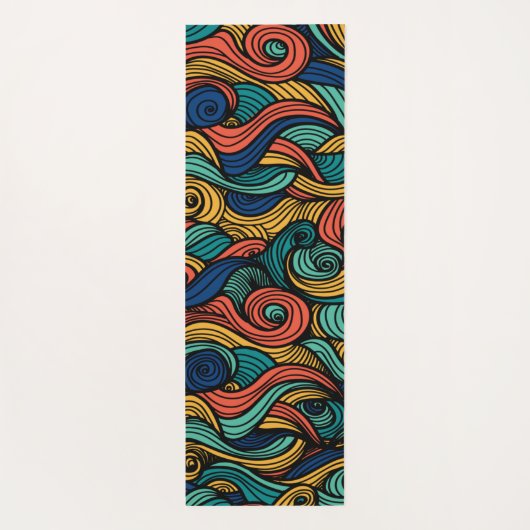 Wool Topped paisley Yogamatte (Rückseite)