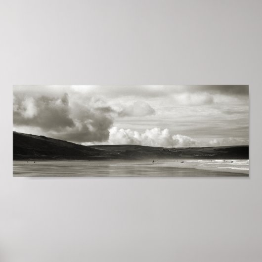 Woolacombe beach, Devon, UK Poster (Vorne)