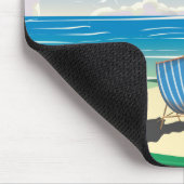Woolacombe Devon Strand Reiseplakat Mousepad (Ecke)