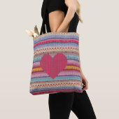 Woolen Heart Tote Bag Tasche (Von Nahem)