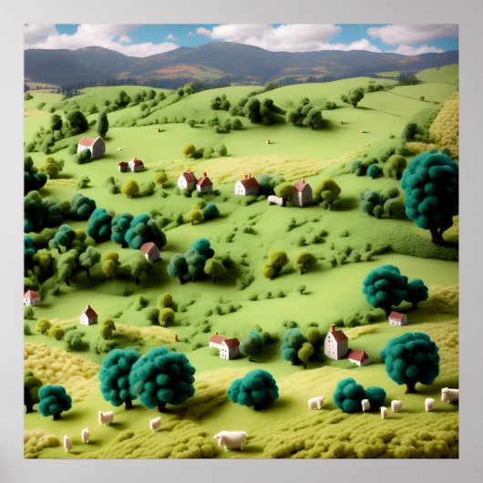 Woolen Meadows 1 Poster (Vorne)