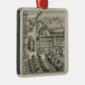 Woolen Mühlen Sawyers Ornament Aus Metall (Rechts)