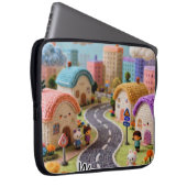 Woolen Village  Laptopschutzhülle (Vorne Rechts)