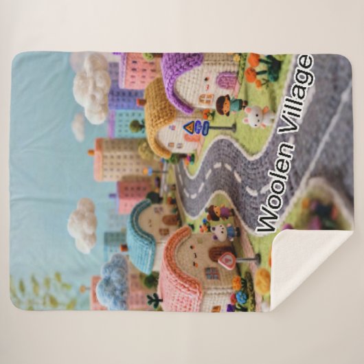 Woolen Village  Sherpadecke (Vorderseite (Horizontal))