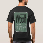 Woolf Familien-Wiedersehen-T-Shirt 2017 F&B T-Shirt (Rückseite)
