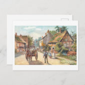 Woolhampton Vintage Postkarte (Vorne/Hinten)
