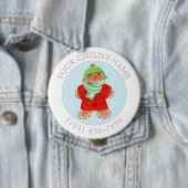 WOOLIE GINGERBRAD Child ID Button - Weiß (Beispiel)