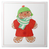 WOOLIE GINGERBREAD 6x6 Keramik Tile Fliese (Vorderseite)