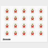 WOOLIE GINGERBREAD Kleine Round Stickers (Blatt)