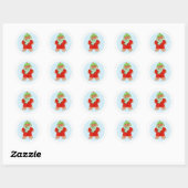 WOOLIE GINGERBREAD Kleine Round Stickers (Blatt)