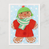WOOLIE GINGERBREAD Postcard Feiertagspostkarte (Vorderseite)