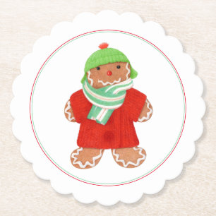 WOOLIE GINGERBREAD Rund-um-Paper-Untersetzer Untersetzer