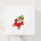 WOOLIE GINGERBREAD Square Gift Tags Geschenkanhänger (Beispiel)