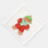 WOOLIE GINGERBREAD Standard Dinner Paper Napkins Serviette (Ecke)